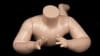 fleshtone crawling toddler mannequin headless retail display zing display - Image 1 of 0