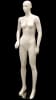White Mannequin Abstract Head Female with Right Elbow Bent - Image 2 of 0