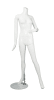 glossy-white-headless-female-mannequin-arm-bent - Image 1 of 0