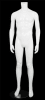 Male Mannequin Glossy White Headless Changeable Heads - Image 1 of 0