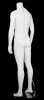 Male Mannequin Glossy White Headless Changeable Heads - Image 2 of 0