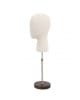 linen egghead form display adjustable base retail mannequin zing display - Image 2 of 0