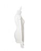 matte white female torso form posable wood arms retail display zing display - Image 3 of 0