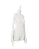 matte white female torso form posable wood arms retail display zing display - Image 4 of 0