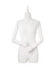 matte white female torso form posable wood arms retail display zing display - Image 5 of 0