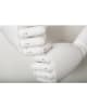 matte white female torso form posable wood arms retail display zing display - Image 7 of 0