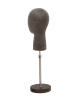 black leatherette egghead form adjustable base retail display mannequin zing display - Image 2 of 0