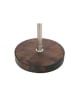black leatherette egghead form adjustable base retail display mannequin zing display - Image 5 of 0