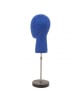 dark blue egghead form adjustable base retail display mannequin zing display - Image 2 of 0