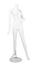 matte white female mannequin arm bent pose headless changeable heads retail display zing display - Image 1 of 0