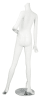 matte white female mannequin arm bent pose headless changeable heads retail display zing display - Image 2 of 0