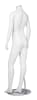 teenage kid mannequin glossy white egghead headless retail display zing display - Image 2 of 0