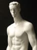 White male mannequin with molded hair designed for retail clothing displays and fashion presentation - Image 2 of 0