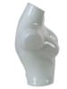 milky white translucent female upper torso mannequin retail display zing display - Image 2 of 0