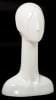 Female Abstract Mannequin Head Form Glossy White - Image 5 of 0