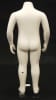Matte white fiberglass headless child mannequin in a standing pose for 2-3 year old toddler clothing retail display. - Image 3 of 0