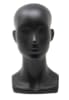 Female Head with Facial Features and Ears - Matte Black - Image 1 of 0