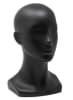 Female Head with Facial Features and Ears - Matte Black - Image 2 of 0