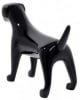Black Chrome Abstract Medium Puppy Dog Mannequin - Image 2 of 0