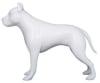 Matte White Abstract Pit Bull Dog Mannequin - Image 3 of 0