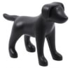 Matte black abstract small puppy dog mannequin - Image 1 of 0