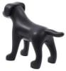 Matte black abstract small puppy dog mannequin - Image 2 of 0