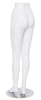 Glossy white female legs mannequin with glass base - Image 3 of 0