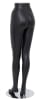Matte black female legs mannequin with glass base - Image 3 of 0