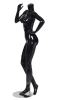 Glossy black headless female mannequin with hand on hip - Image 3 of 0