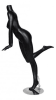 Zing Display matte black female headless mannequin leaning with leg kicked back - Image 2 of 0