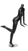 Zing Display matte black female headless mannequin leaning with leg kicked back - Image 4 of 0