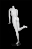 Zing Display glossy white female headless mannequin leaning with leg kicked back - Image 3 of 0