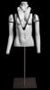 Ghost matte white female headless torso mannequin for seamless apparel display and fashion photography - Image 1 of 0