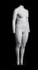 Headless plus size female ghost mannequin for seamless apparel photography and e-commerce clothing display - Image 5 of 0
