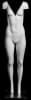 Ghost matte white female mannequin with detachable magnetic parts for flexible retail clothing display and photography - Image 4 of 0