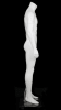 Matte white male full body ghost mannequin with removable magnetic parts and base - Image 4 of 0