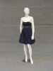 Egghead gloss white female mannequin featuring a left arm pose for fashion retail display - Image 3 of 0