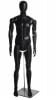 Posable Male Mannequin in Black.  He can sit, stand or kneel for the most unique display you can create. - Image 1 of 0