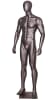 Matte Grey Egghead Male Mannequin. - Image 2 of 0