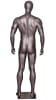 Matte Grey Egghead Male Mannequin. - Image 3 of 0