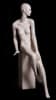 Abstract Female Mannequin with Classic Makeup - Seated Pose - Image 1 of 0