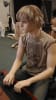 Realistic male mannequin seated with arms on knees for retail clothing and lifestyle display - Image 2 of 0