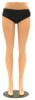 Durable fleshtone female pant form made of unbreakable plastic for retail denim and clothing displays. - Image 1 of 0