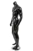 Matte black male mannequin headless with right leg out pose - Image 2 of 0