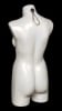 Glossy White 3/4 Female Mannequin Torso Display - Image 5 of 0