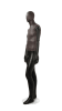 Distressed Leather-Like Mixed Fabric Male Mannequin Bendable Arms Leg Bent - Image 2 of 0
