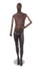 Brown Leather-Like Mixed Fabric Male Mannequin Bendable Arms Leg Bent - Image 5 of 0