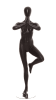 Yoga Mannequin Female in Tree Pose - Image 1 of 0