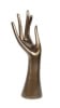 Shiny Pewter Hand Display 12 inches - Image 1 of 0