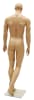 Tan muscular male mannequin with athletic build for retail clothing display and fitness merchandising - Image 4 of 0